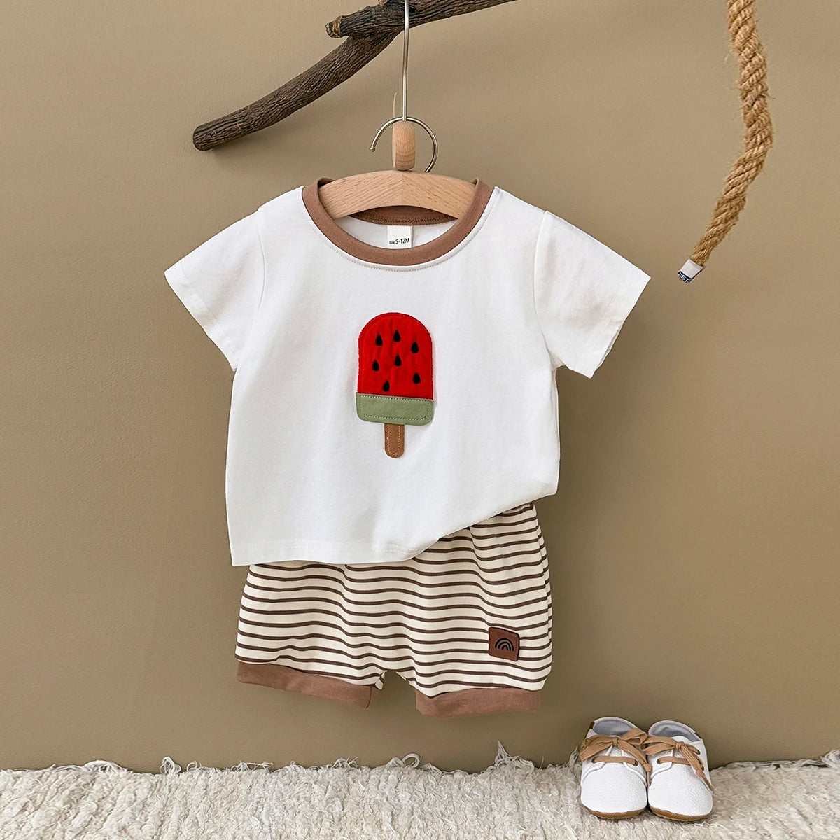 Ice-cream Patch Striped Set