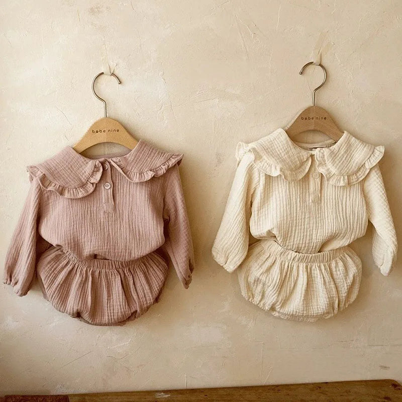 Lotus Leaf Cotton Collar Set
