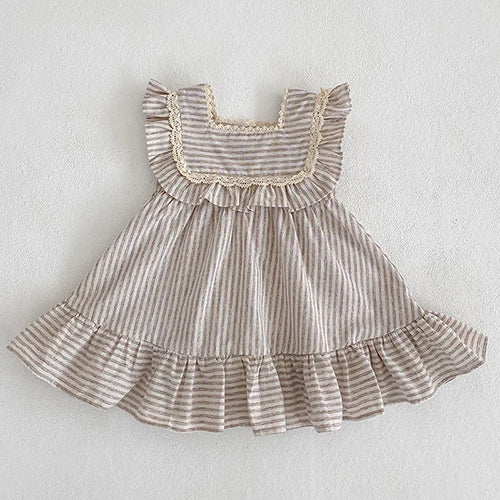 Girls Striped Romper and Dress