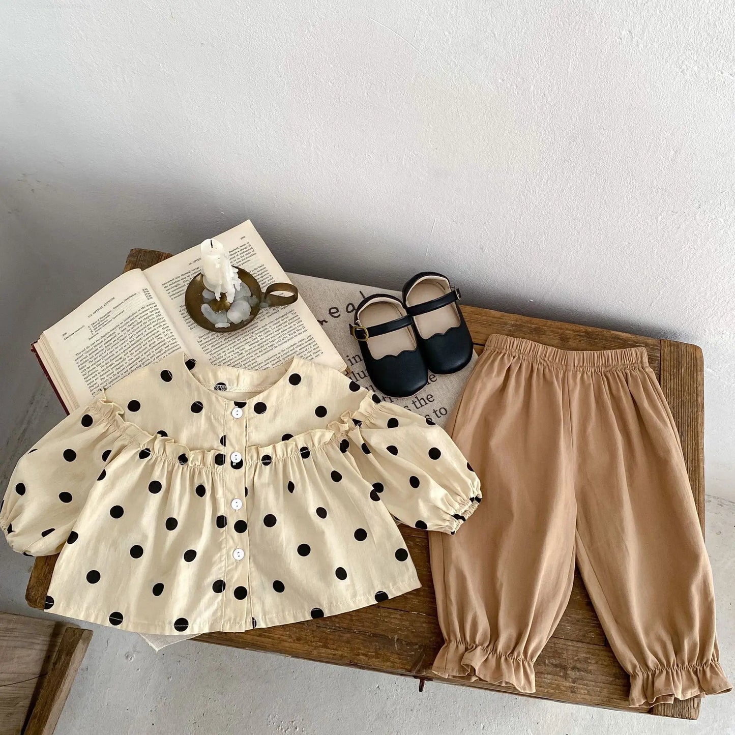 Polka Dot Blouse and Pants