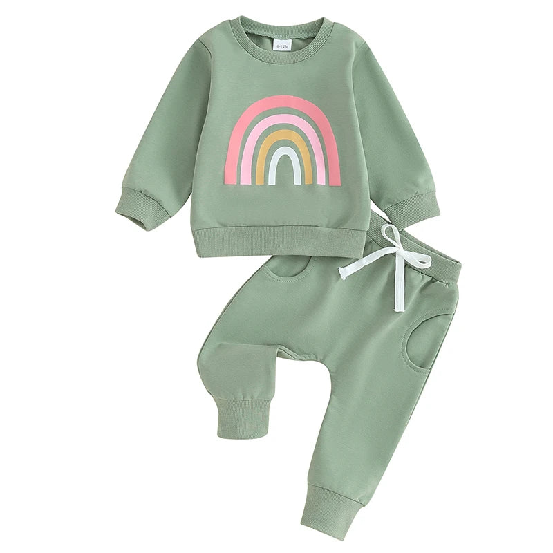 Unisex Rainbow Sweat Set