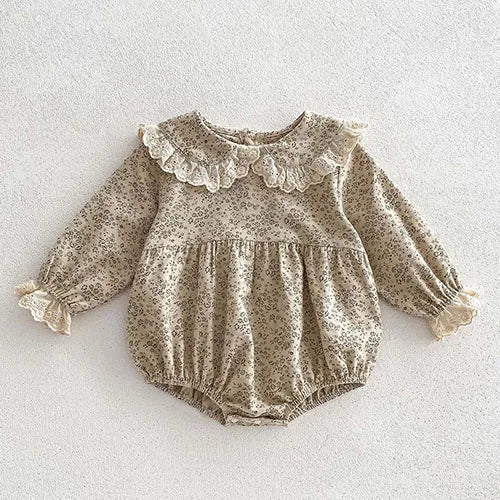 Girls Stitching Romper