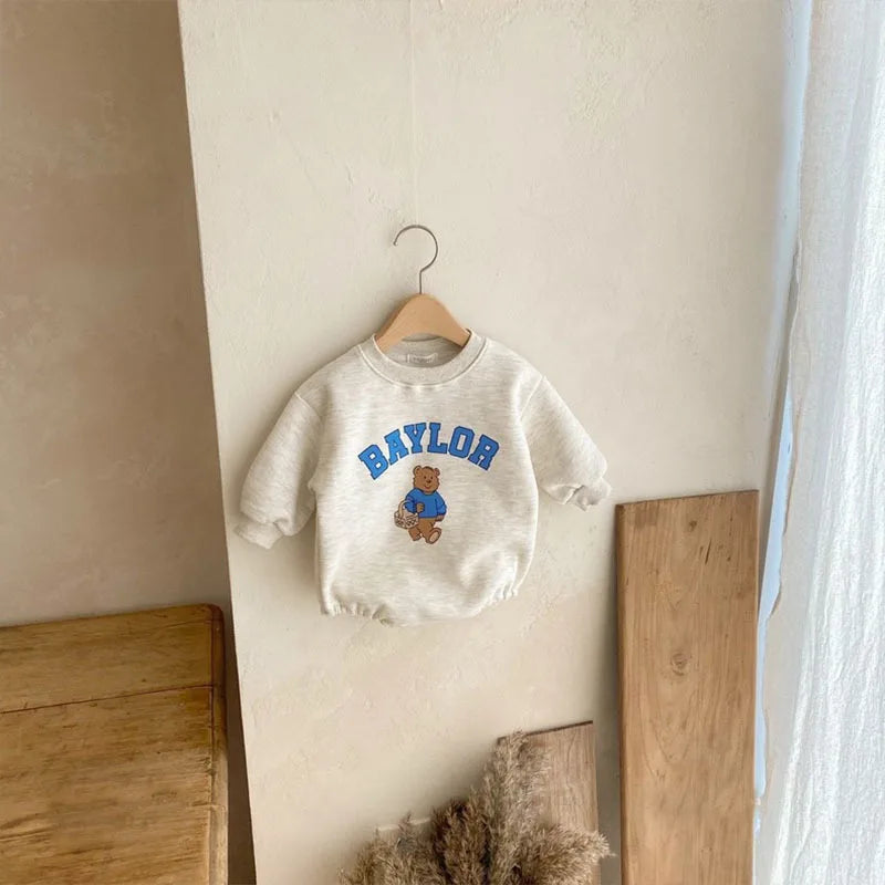 Baylor Bear Patch Sweater Romper