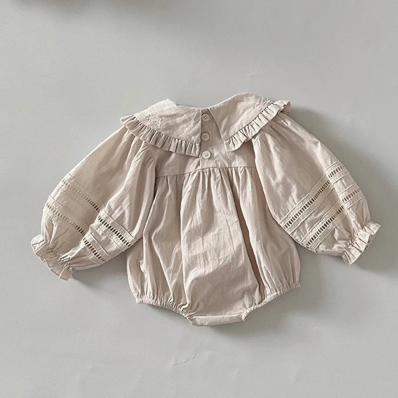 Girls Long Sleeved Romper