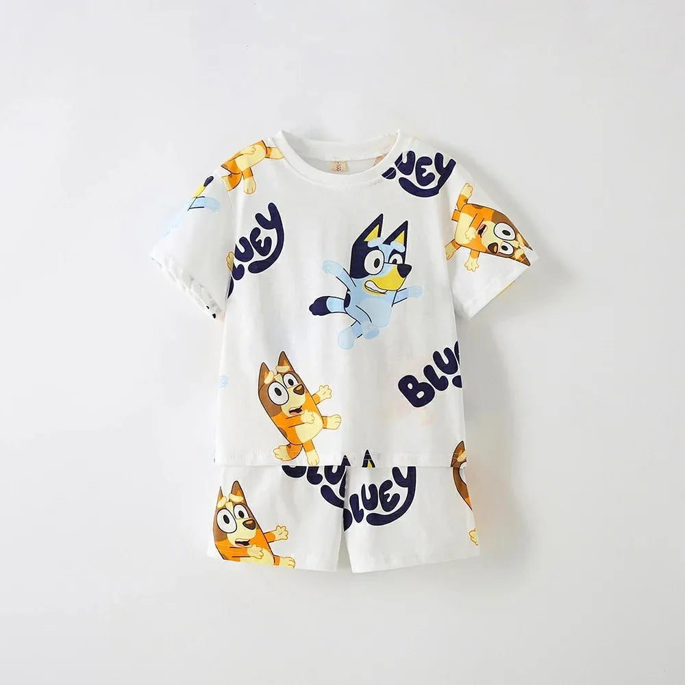 Cartoon Bluey and Mickey Set