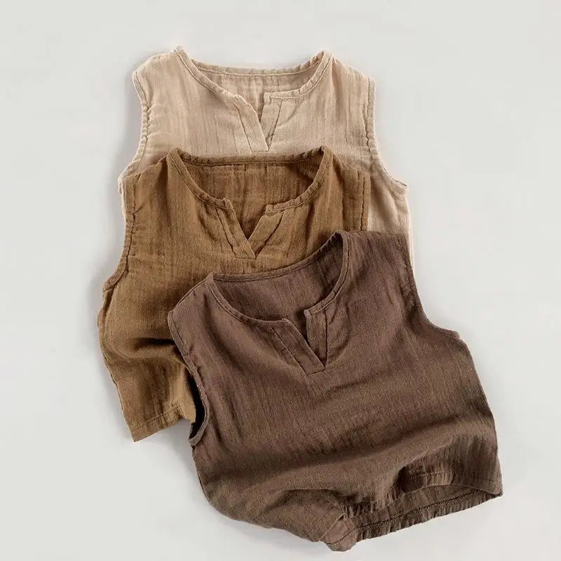 Cotton Linen Tank Top