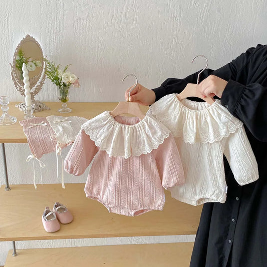 Sweet Laced Doll Collar Set
