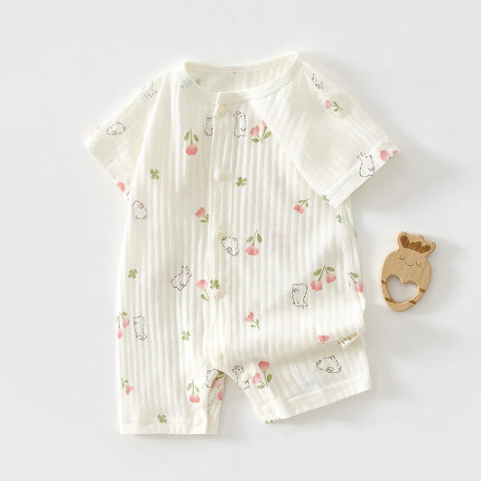 Cotton Floral Bunny Jumpsuit