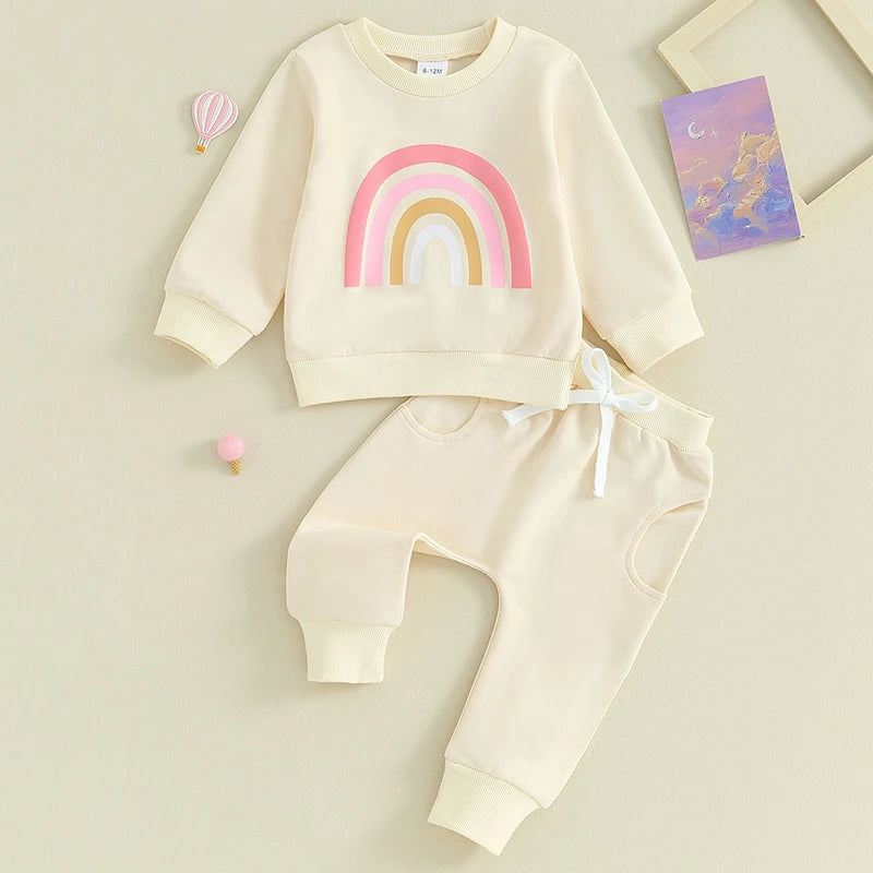 Unisex Rainbow Sweat Set