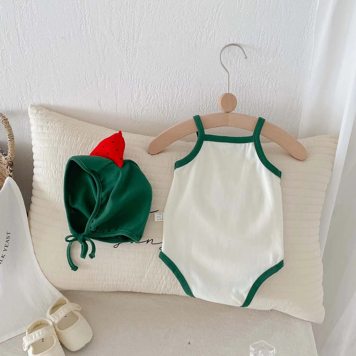Watermelon Bodysuit and Hat