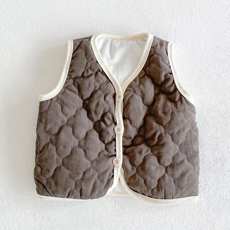 Unisex Cotton Padded Coat and Vest