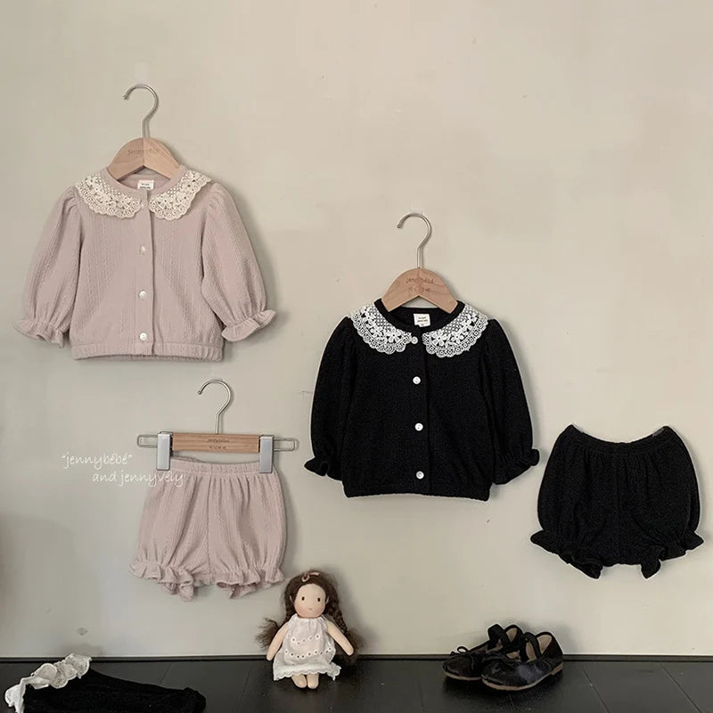 Girls Lace Collar Set