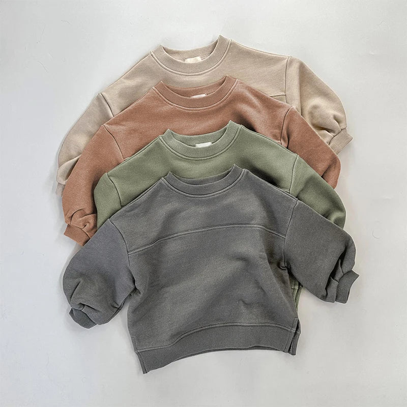 Unisex Solid Color Sweatshirt