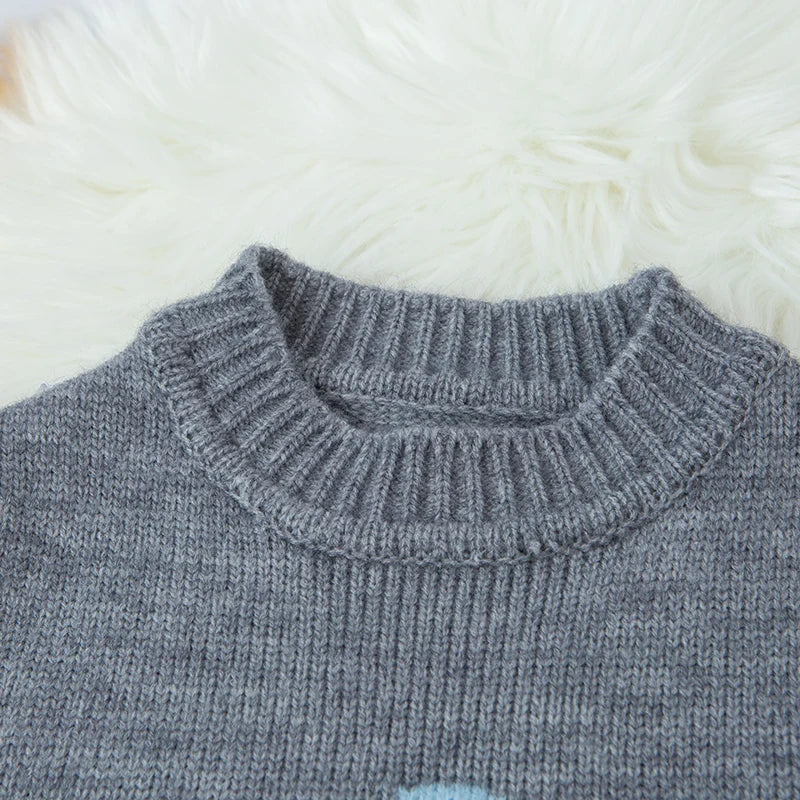 Big Floral Knit Vest