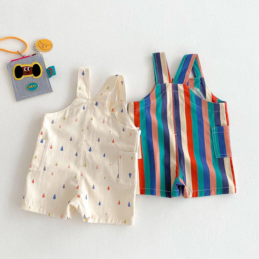 Striped Colourful Overalls