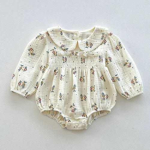 Girls Stitching Romper