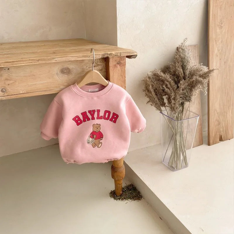 Baylor Bear Patch Sweater Romper