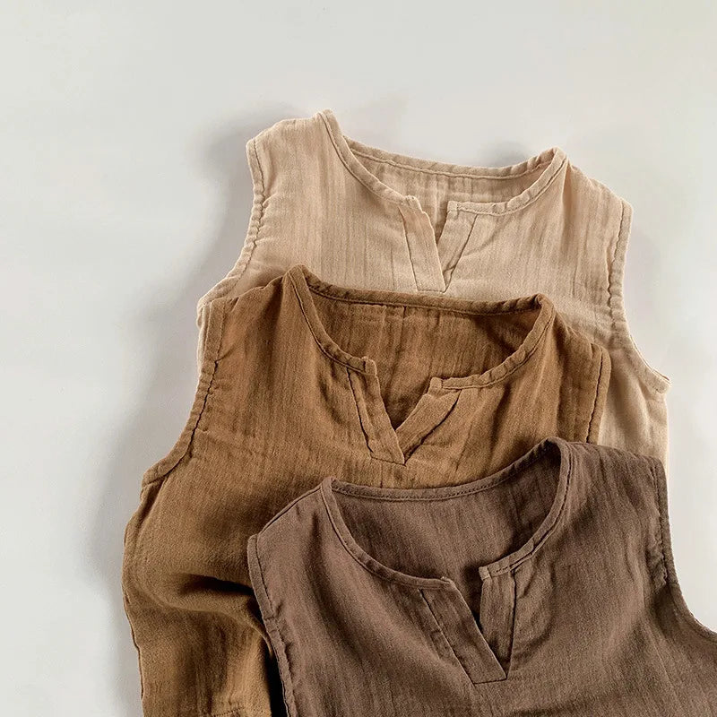 Cotton Linen Tank Top
