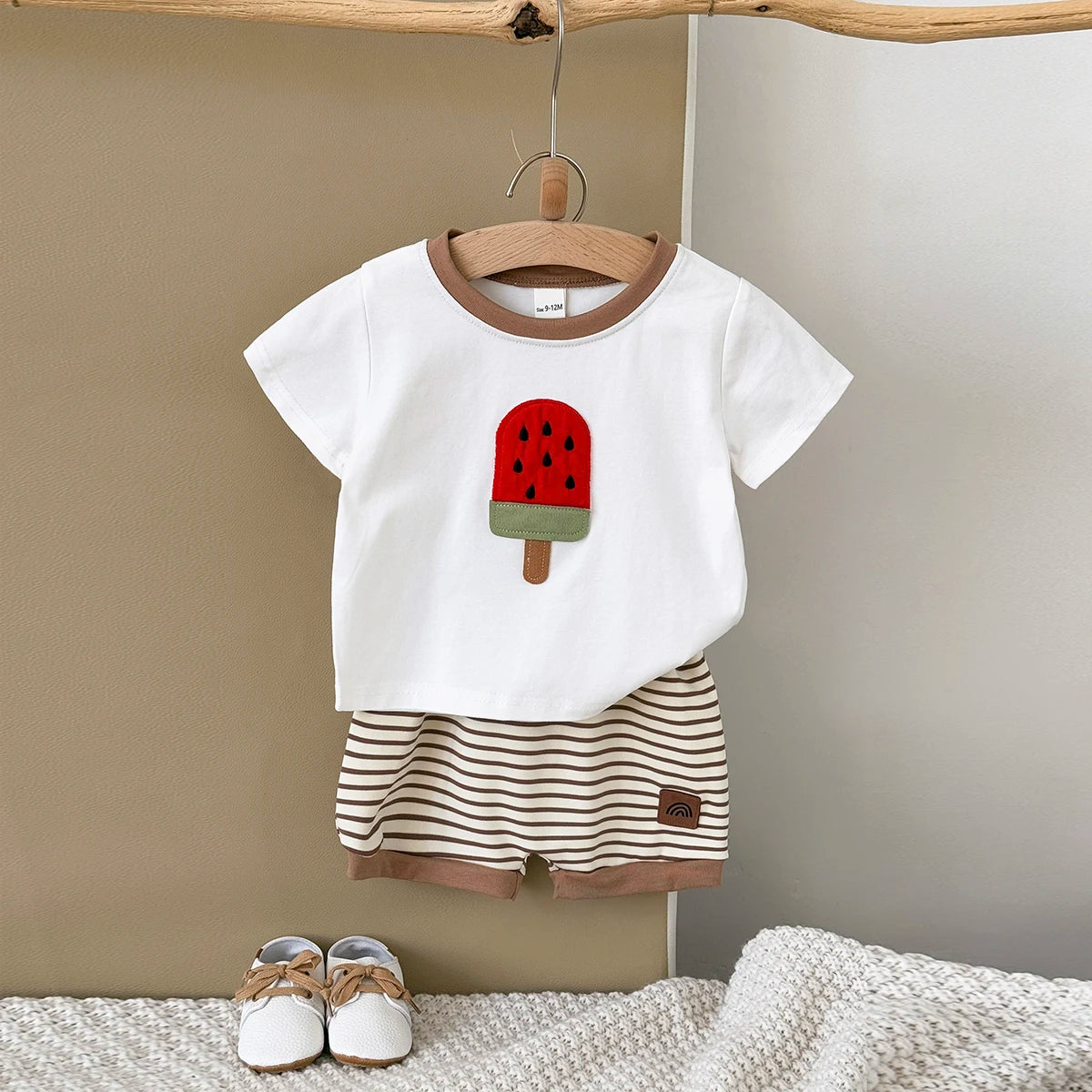 Ice-cream Patch Striped Set