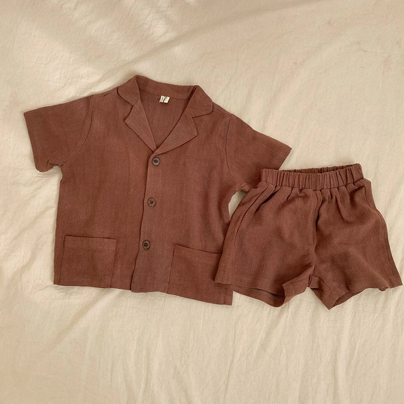 Boys Short Sleeved Set