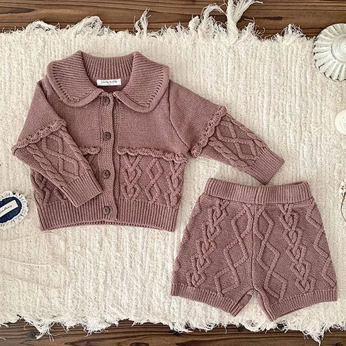 Girls Knitted Collar Sets