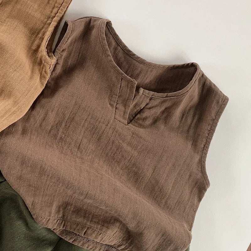 Cotton Linen Tank Top
