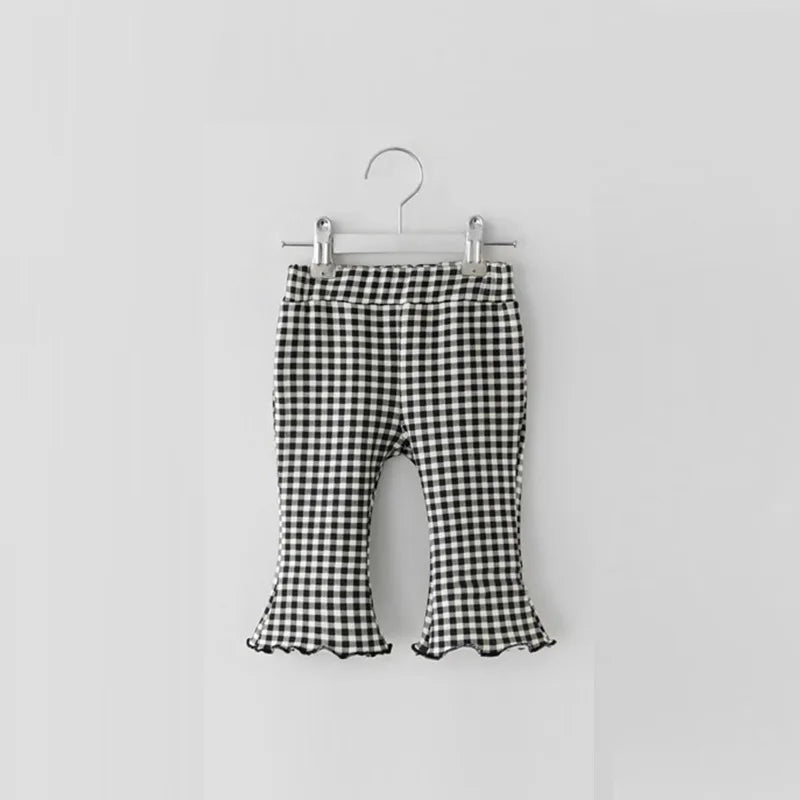 Knit Bell-bottom Pants