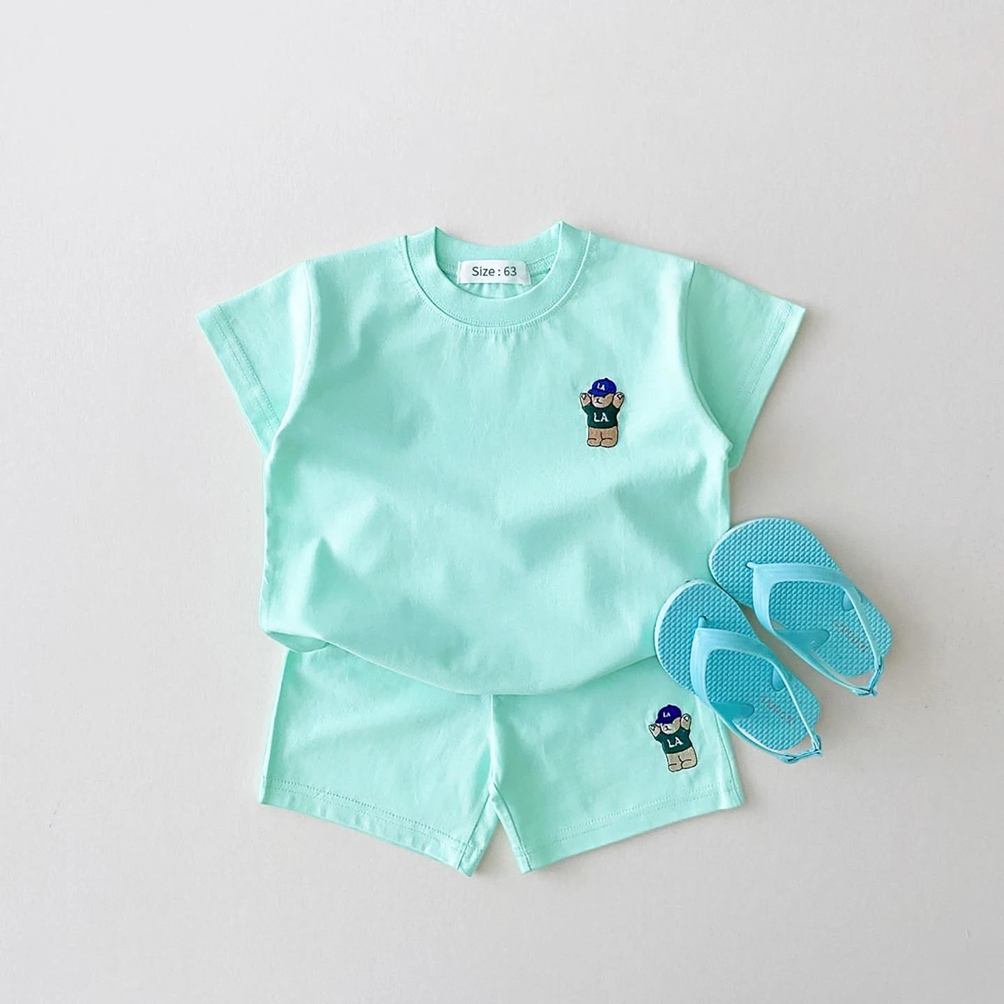 Bear Embroidery Colorful Set