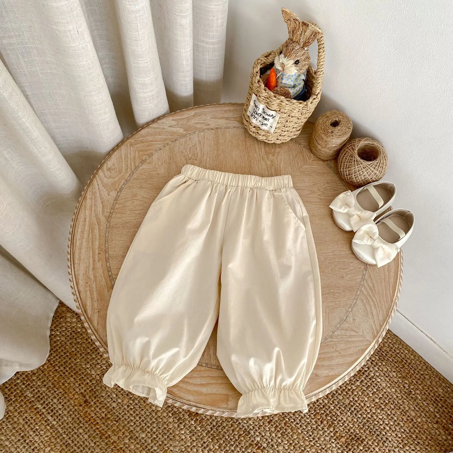 Red Bow Blouse Wide Set