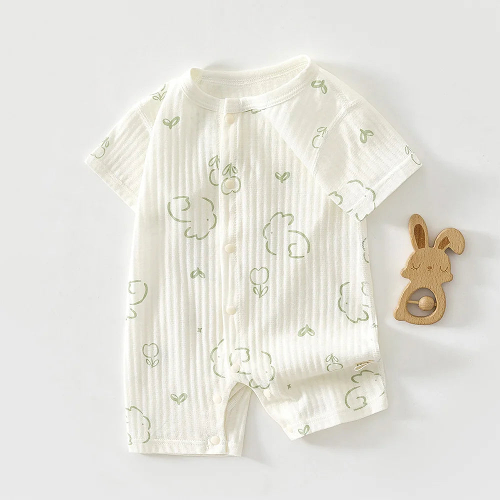 Cotton Floral Bunny Jumpsuit