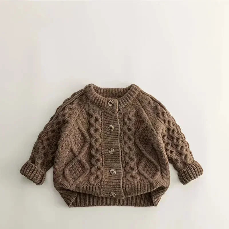 Unisex Thick Knit Cardigan