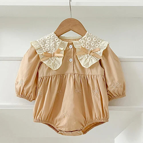 Girls Long Sleeved Romper