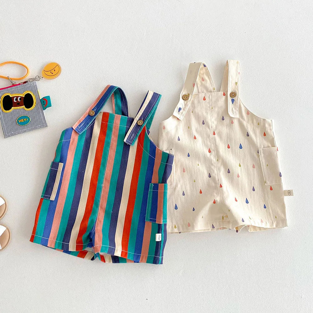 Striped Colourful Overalls