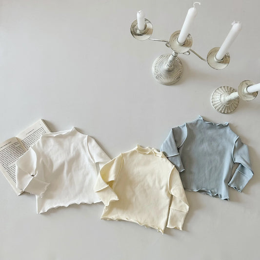 Pastel Ruffled Edge Shirt
