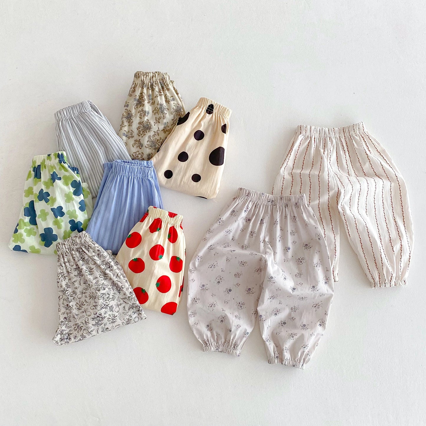 Big Print Parachute Pants