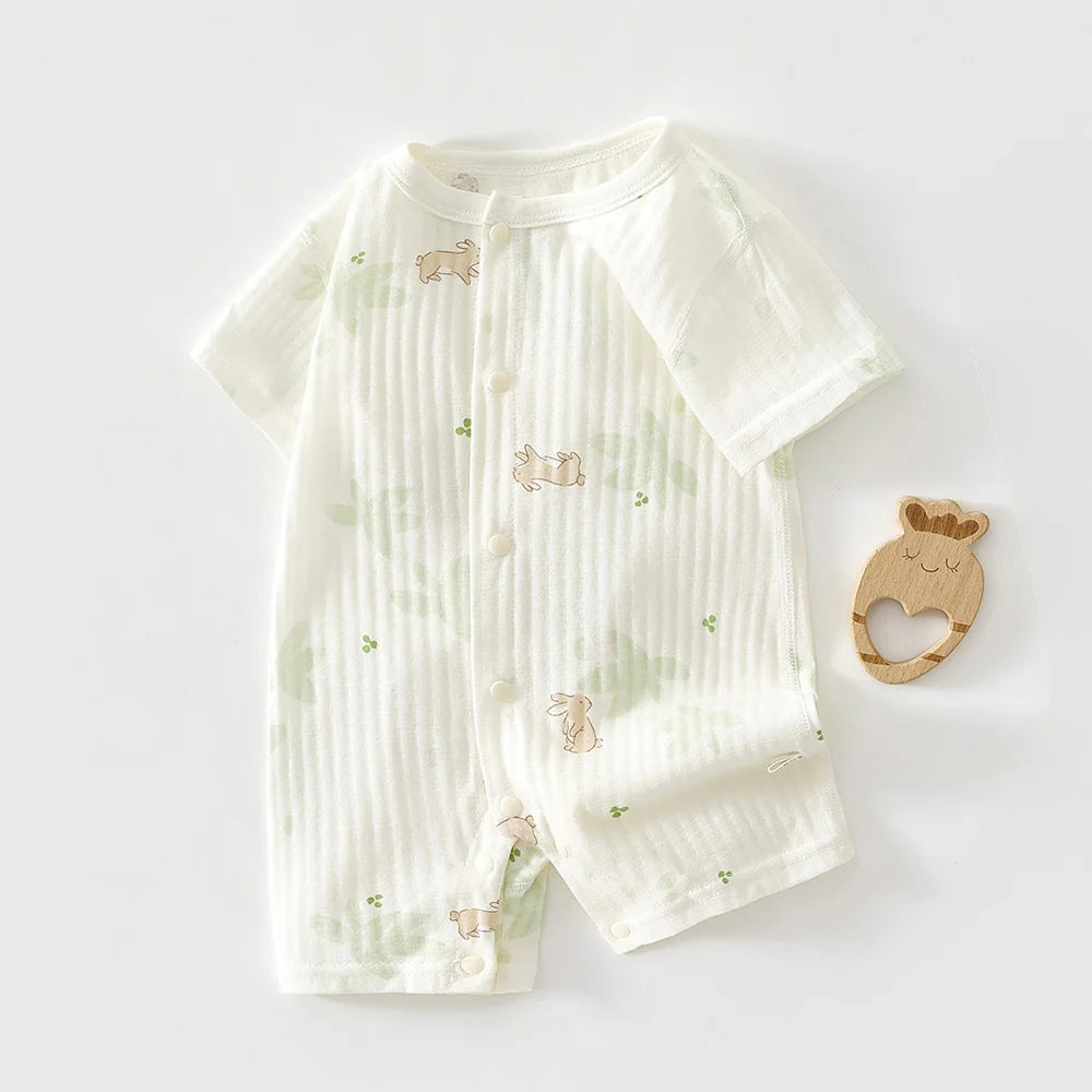 Cotton Floral Bunny Jumpsuit