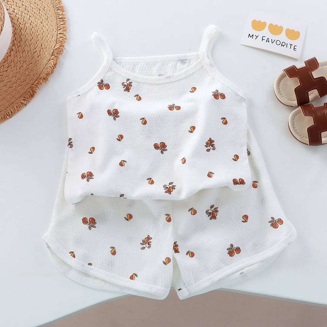 Cotton Camisole Print Set