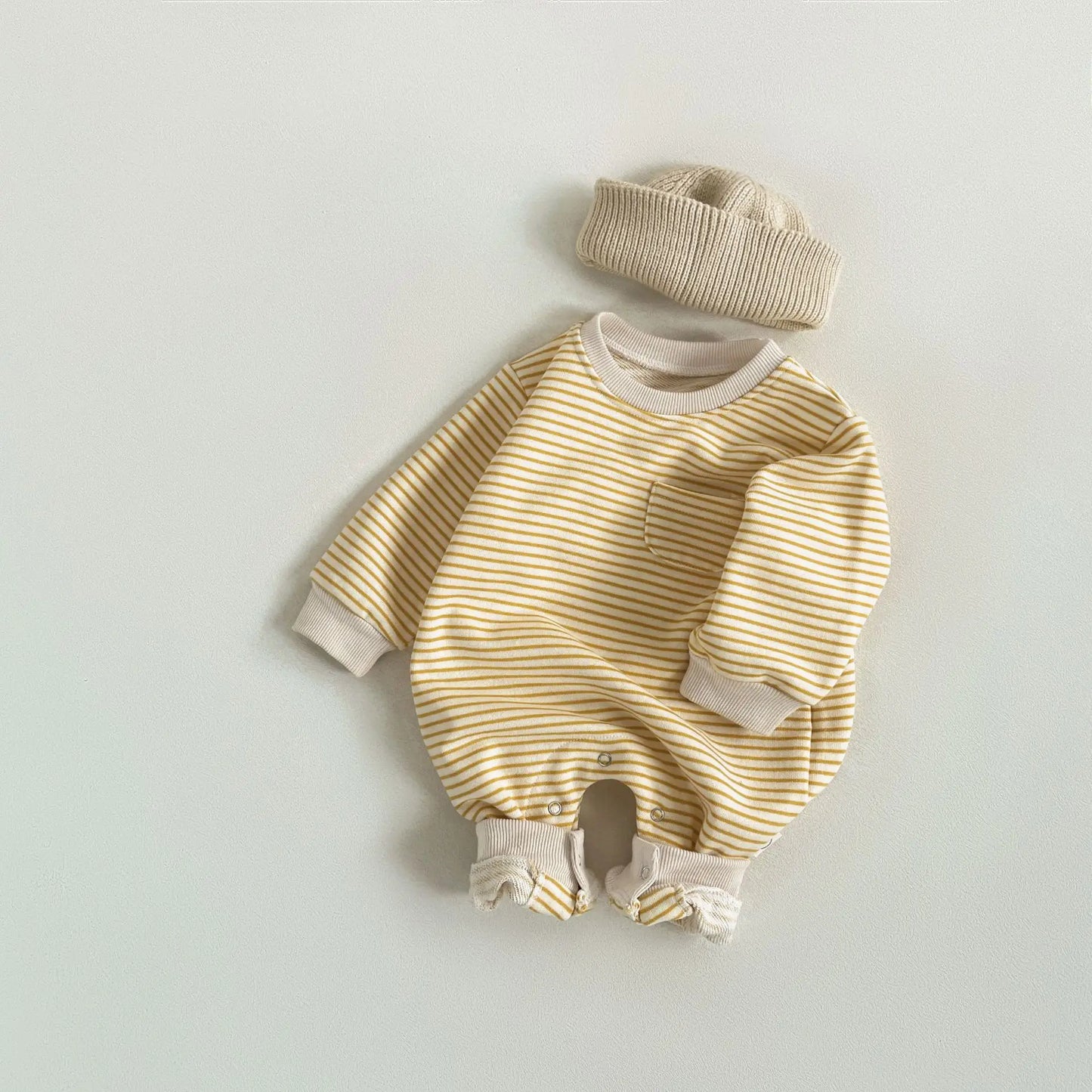 Striped Casual Jumpsuit