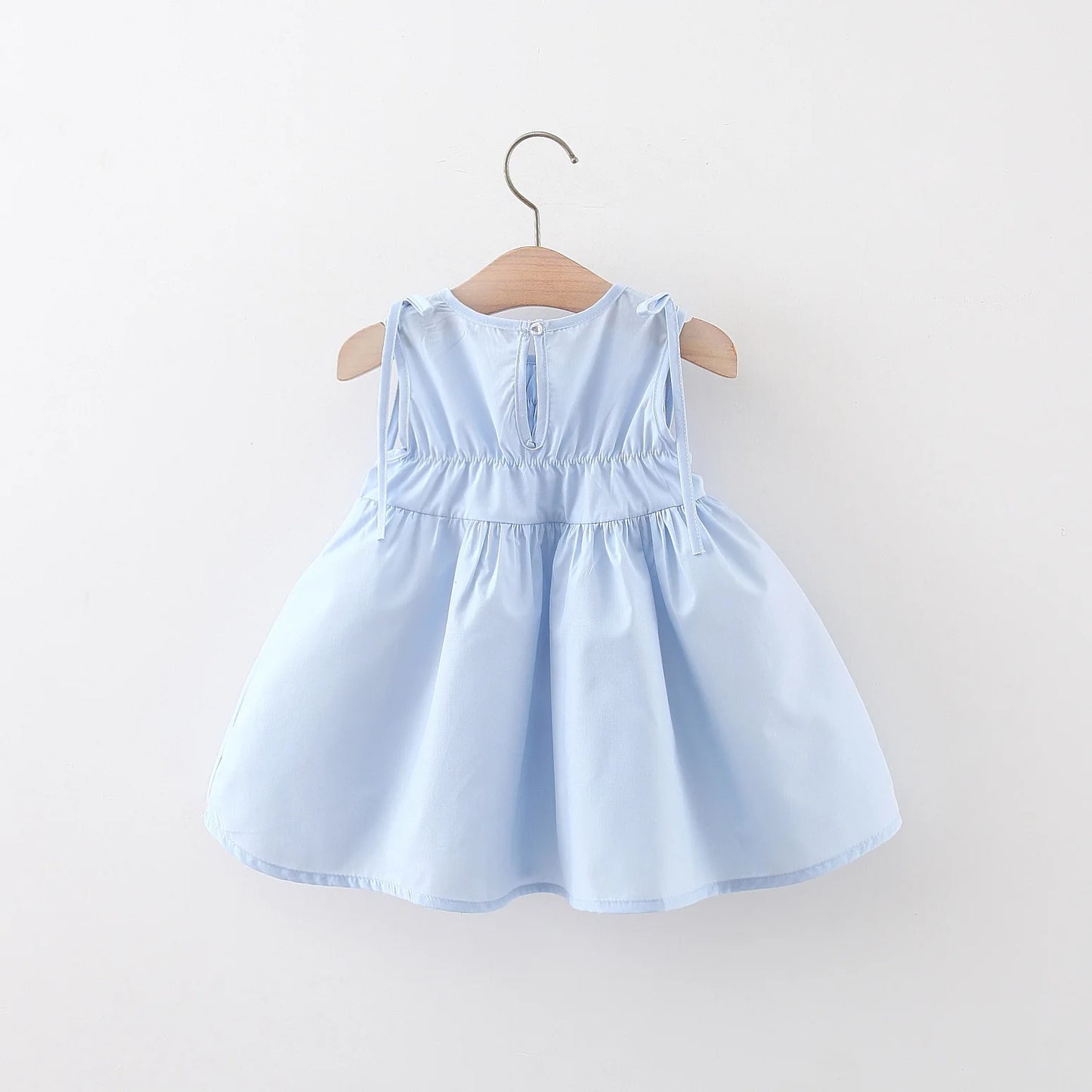 Blue Ruched Dress