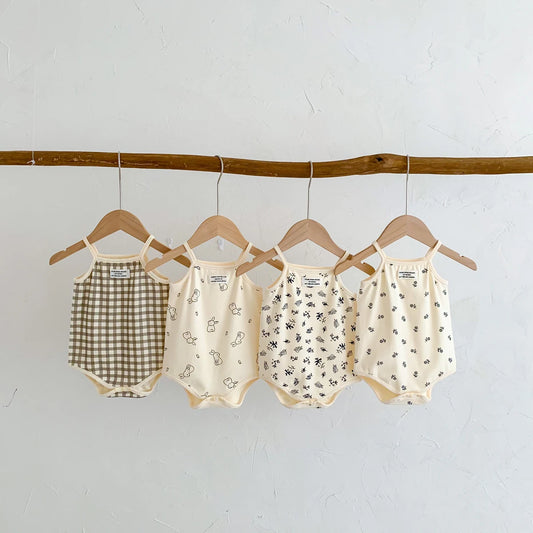 Sling Bunny Pattern Bodysuit