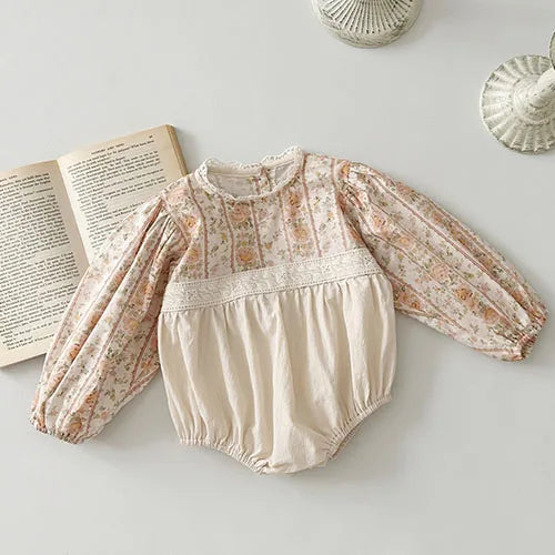 Girls Long Sleeved Romper