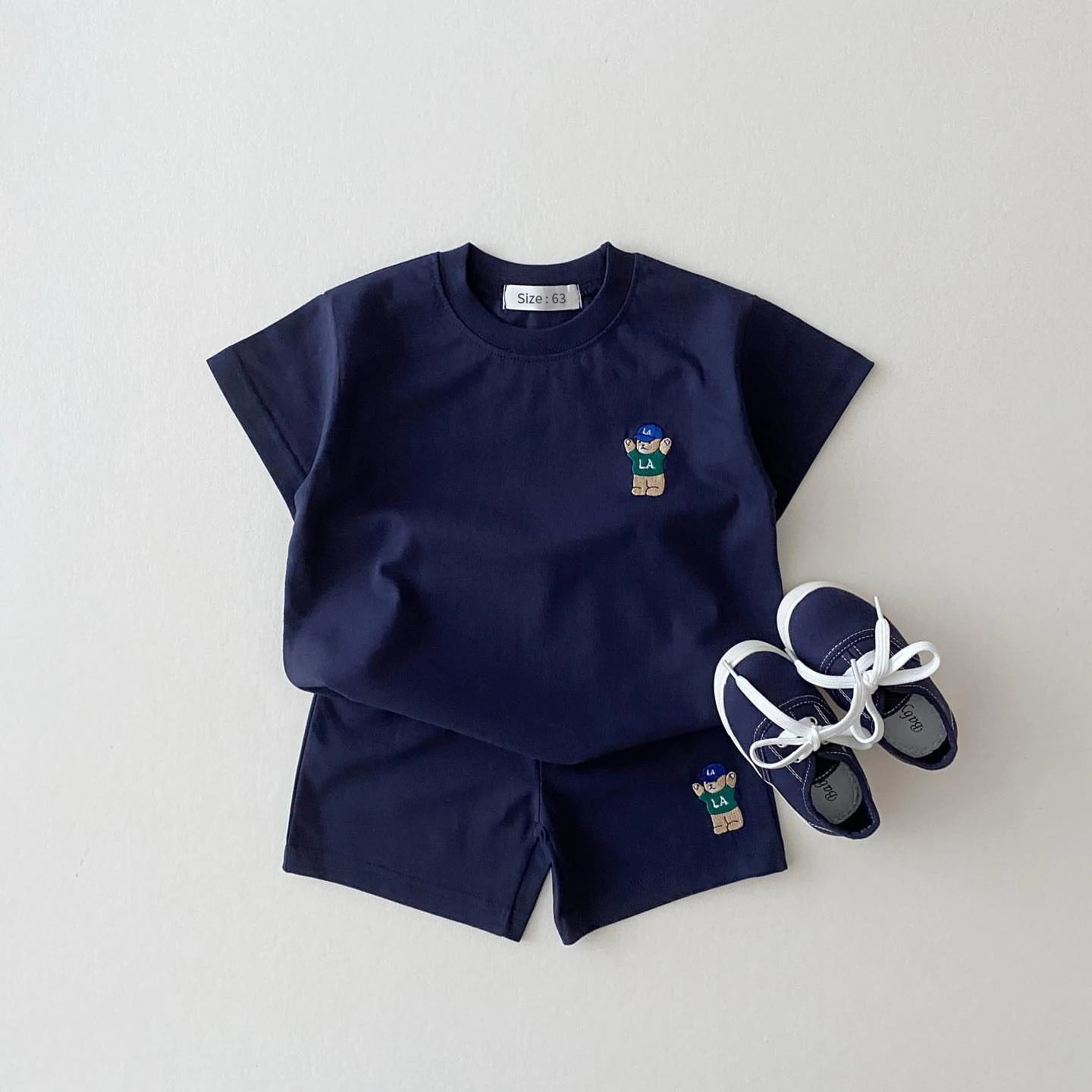 Bear Embroidery Colorful Set