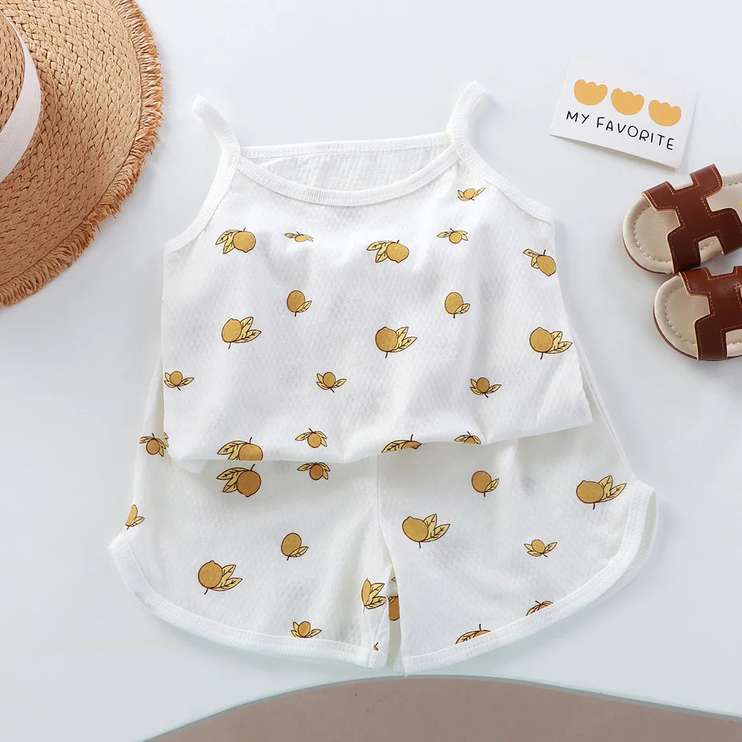 Cotton Camisole Print Set
