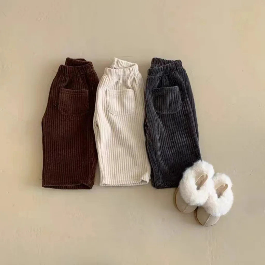 Unisex Thick Corduroy Pants