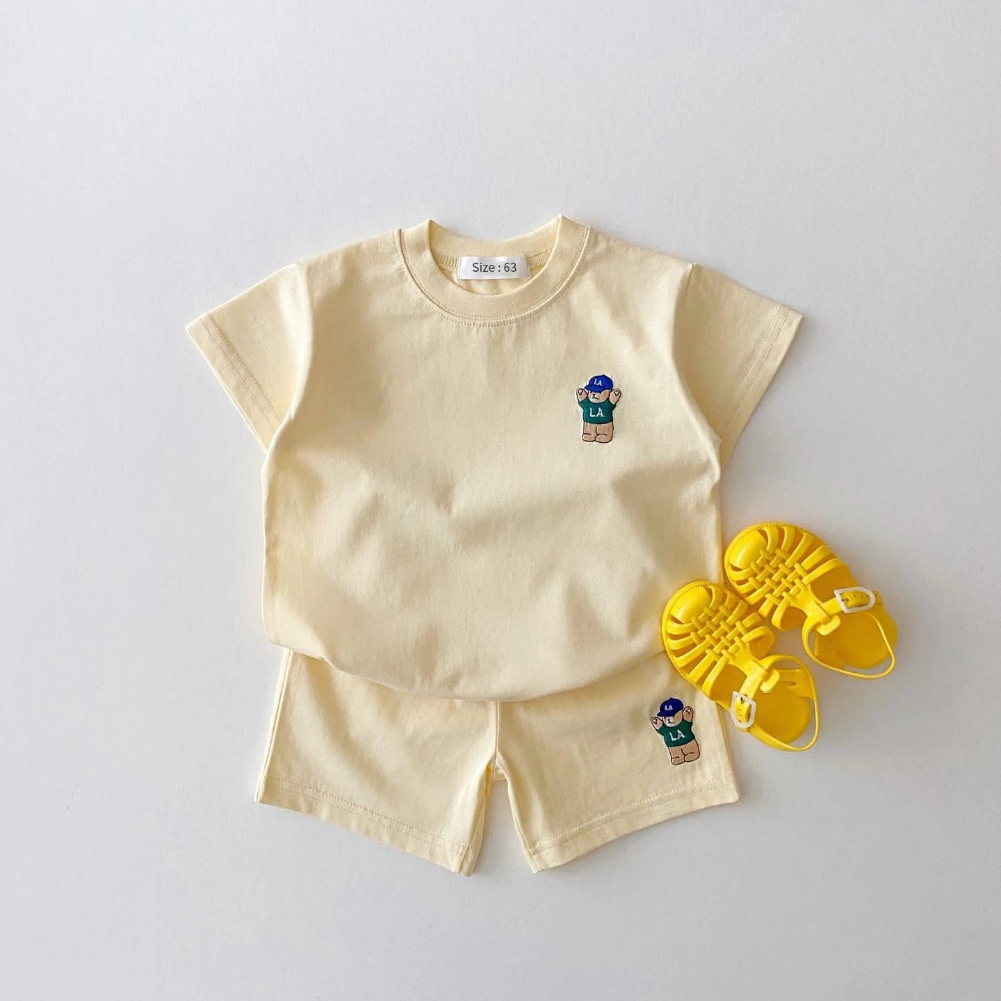Bear Embroidery Colorful Set