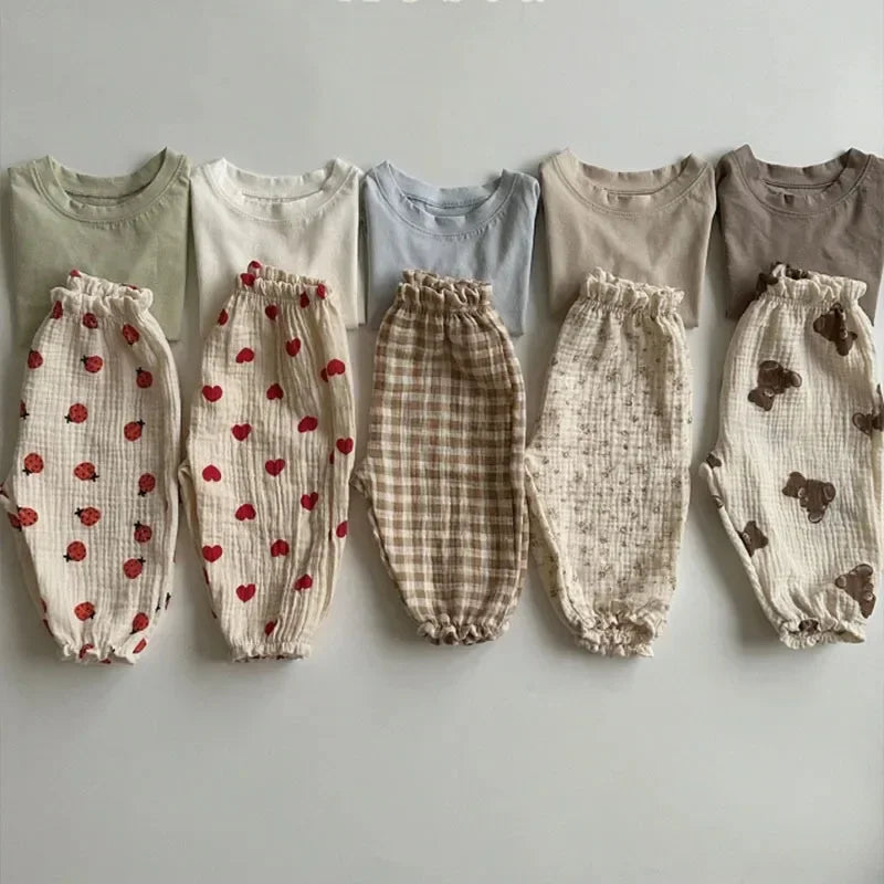 Organic Cotton Pattern Lantern Bloomers