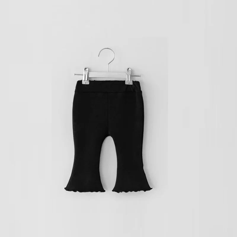 Knit Bell-bottom Pants