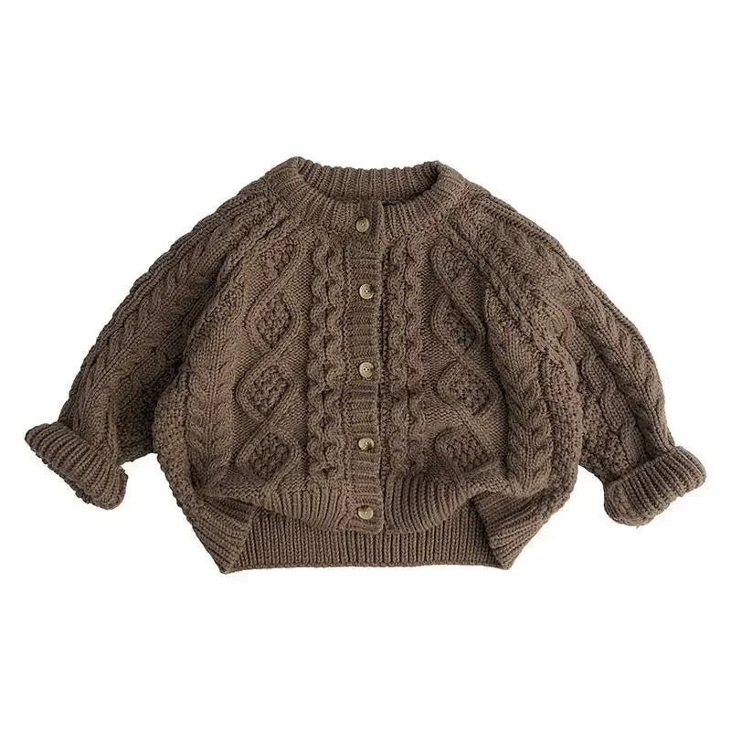 Unisex Thick Knit Cardigan