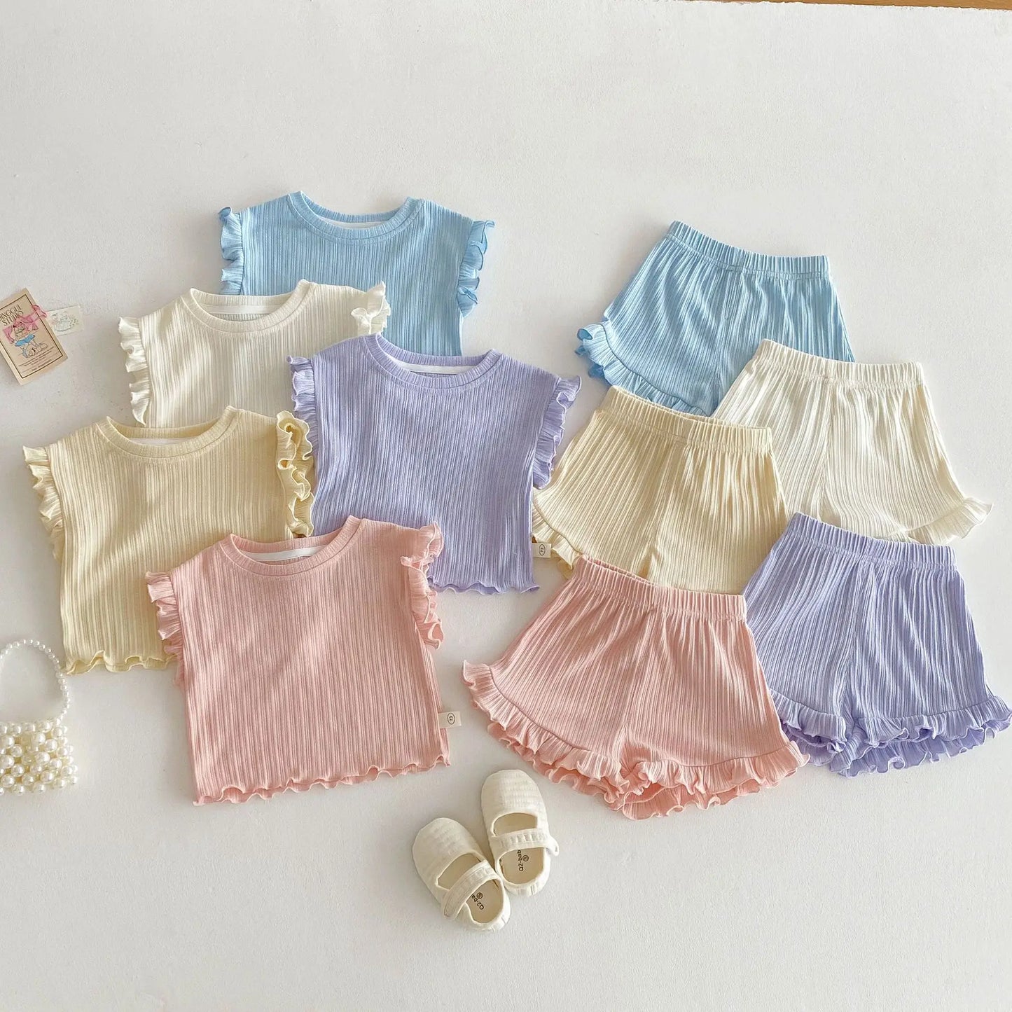 Pastel Ruffle Set