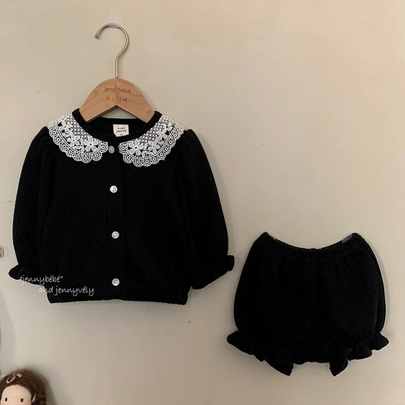 Girls Lace Collar Set